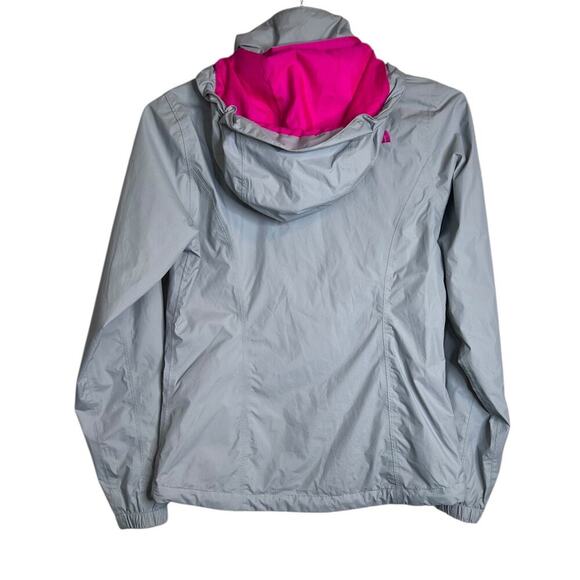 The North Face DryVent Hooded Rain Jacket Windbreaker in Gray & Pink Women’s XS - Picture 3 of 13
